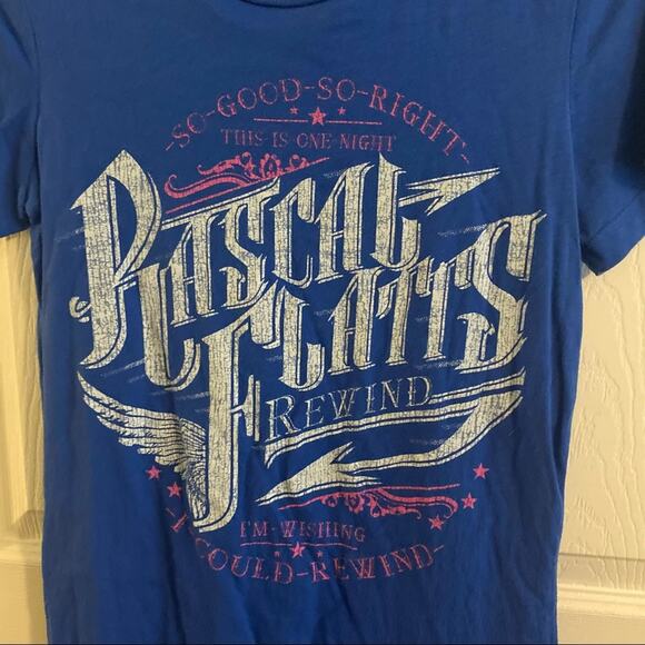Rascal Flatts Rewind Tour Concert Band Tee Shirt 2014 Size Medium - Picture 2 of 5